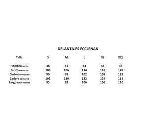 Delantal Asesora del Hogar Ecclenan Cuadrillé