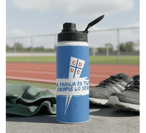 Botella Estampada Universidad Catolica Futbol