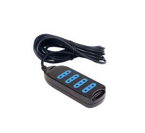 Alargador Extencion 3 Mts 4 Entradas Negro Philco