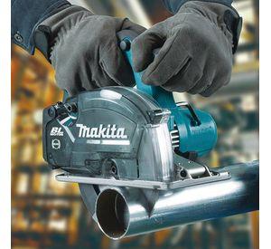 Sierra de metal con depósito 150mm 18V LXT Makita DCS553 (5Ah)