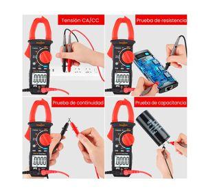 Amperímetro Pinza Tenaza Tester Multimetro Digital
