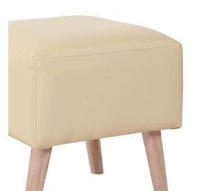 Pouf Burdeos Pu Beige