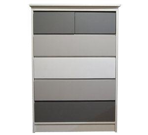 Cajonera 6 Cajones Gris Grafito Premium