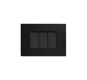 Interruptor Triple Encendido Apagado Stanford (9/32) 220v 10a Sec Negro