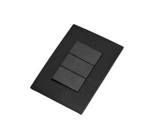 Interruptor Triple Encendido Apagado Stanford (9/32) 220v 10a Sec Negro