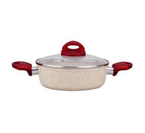 Olla Arrocera Marmoleada 26cm 4800ml Antiadherente Arte Andino