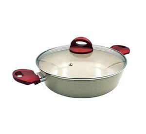 Olla Arrocera Marmoleada 26cm 4800ml Antiadherente Arte Andino