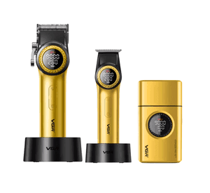 Barber Combo VGR Cortapelo V001 + Patillera V977+ Shaver V377 Gold