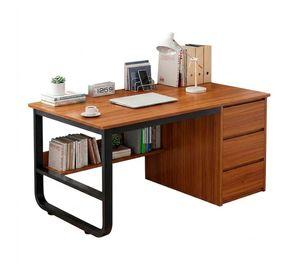 Escritorio Moderno 120x50cm Hierro y MDF Diseño Elegante