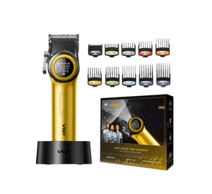 Barber Combo VGR Cortapelo V001 + Patillera V977+ Shaver V377 Gold