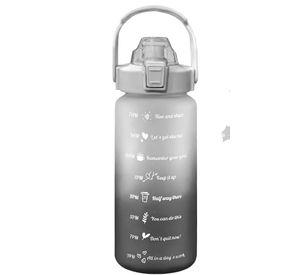 Pack 2 Botellas Agua Motivacionales De 2 Litros Y 900 Ml