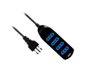 Alargador Extension 4 Entradas 1.5Mts Negro Philco