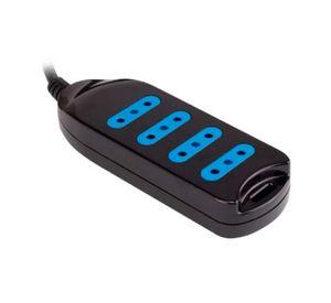 Alargador Extension 4 Entradas 1.5Mts Negro Philco