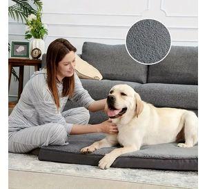 Cama M Para Mascota Perros Y Gatos 76X51X8cm gris