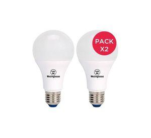 Packx2 Ampolleta Led Bola 8w E27 Intensidad Luz Regulable