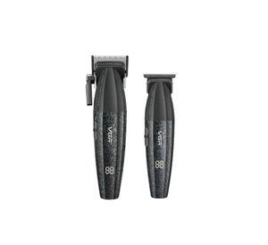 Barber Combo VGR V640 Cortapelo,Patillera y Afeitadora Negro