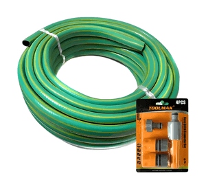 Manguera jardín flexible 1/2 pulgada 30 mts con set de