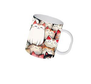 Set Gatos, Gatitos,  Catlover Botella 750 ml más Mousepad más Tazón 300 ml
