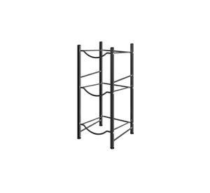 Organizador Estante Rack 3 Botellones Agua 20 L Negro