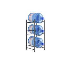 Organizador Estante Rack 3 Botellones Agua 20 L Negro