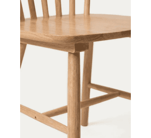 Pack 4 Sillas Windsor Madera Natural para Comedor