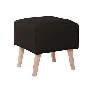 Pouf Burdeos Pu Negro