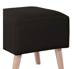 Pouf Burdeos Pu Negro