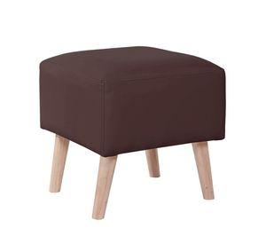Pouf Burdeos Pu Chocolate