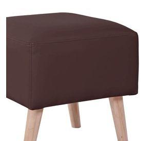 Pouf Burdeos Pu Chocolate