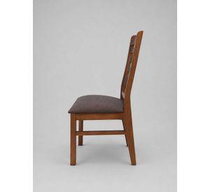 Pack 2 Sillas Walnut de Madera Pino Color Miel Tapiz Cafe