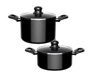 Batería de Cocina 15 Piezas Omni Black Aluminio Antiadherente