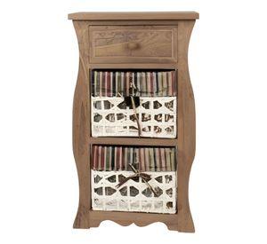 Cómoda Mueble Organizador Estilo Rústico Moderno Jhn