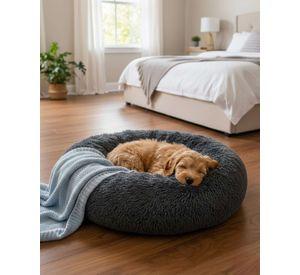 Cama Acolchada de Alta Densidad para tus mascotas 70 cm negro