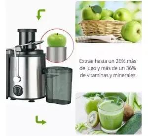 Extractor De Jugos Saca Verduras Frutas Eléctrico Haeger 800W