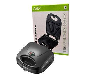 Sandwichera Electrica Nex Sw14530 Negro Tostador De Pan