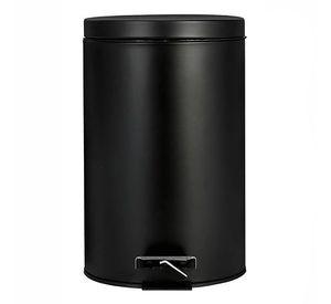 Papelera 8 Litros Elegante Con Pedal Basurero Ofic
