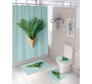 PACK DE 4 PIEZAS PARA BAÑO CON ESTAMPADO 3