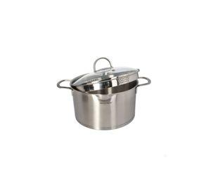 Olla Cacerola Acero Inoxidable Con Tapa 20cm