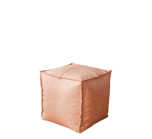 Pufs otomano de estilo nórdico Rosa 45x45 cm