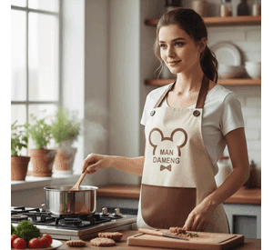 Delantal Mandil De Cocina Liso Con Bolsillo 70x68cm