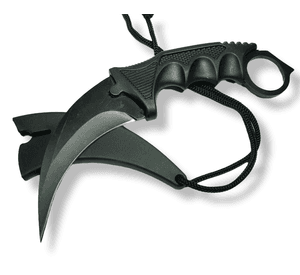 Cuchillo Navaja Karambit strike black AN74
