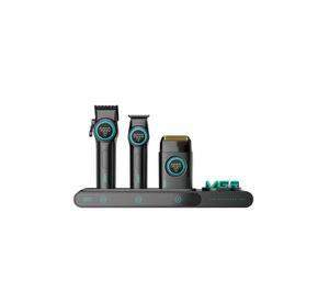 Barber Combo VGR Cortapelo, Patillera Y Afeitadora Negro Stepless 3