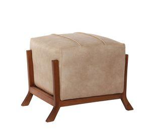 Pouf Marsella Cuero Kentucky Beige