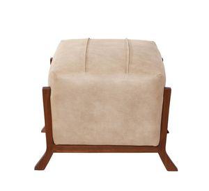Pouf Marsella Cuero Kentucky Beige