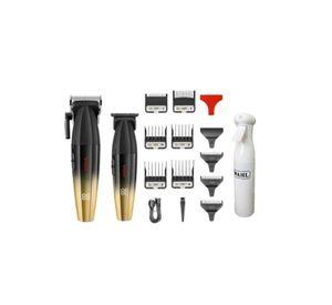 Barber Combo VGR Profesional Gold Clipper y Trimmer 9000RPM