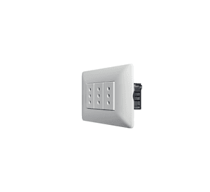 Tomacorriente Enchufe Hembra Triple 220v Certificado Sec Stanford Blanco