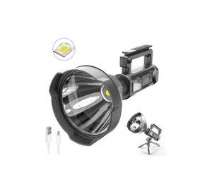 Foco Linterna Led Largo Alcance 600 Metros Usb Trípode Led