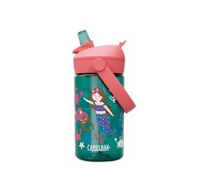 Botella Infantil Thrive Flip Straw Mermaid Friends 400ml Verde CamelBak