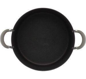 Olla 9,46 L Aluminio Anodizado Con Tapa Vidrio Circulon