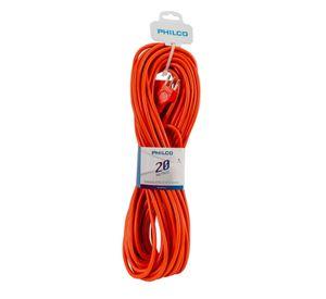 Extension Alargador 20Mts 2500W Naranjo XT50 Philco